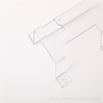 Customized polycarbonate parts further bending